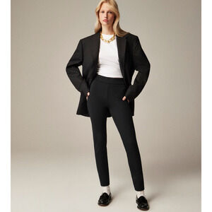 J.Crew Pixie Pant in Stretch Ponte Black Size Medium All Day Pant NWT